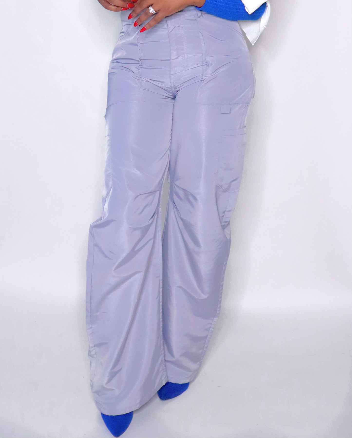 Grey Horseshoe Cargo Pants (Lioness)